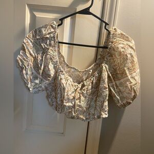 By the river very cropped top